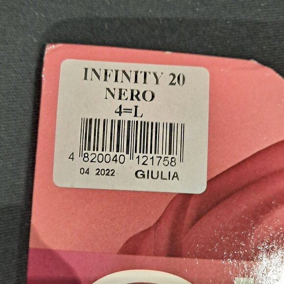 Set of 5 Giulia Infinity Tights Tan and Black colors New in package - Picture 15 of 15